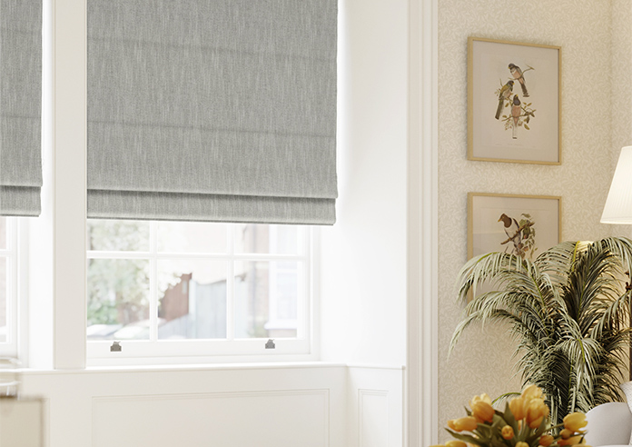 Clarendon, Serene Grey - Twist&Fit Roman Blind - Image 5